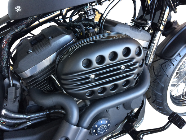 Air Filter Cover (r)slotted(r) Black, 1, nordicamoto.ro