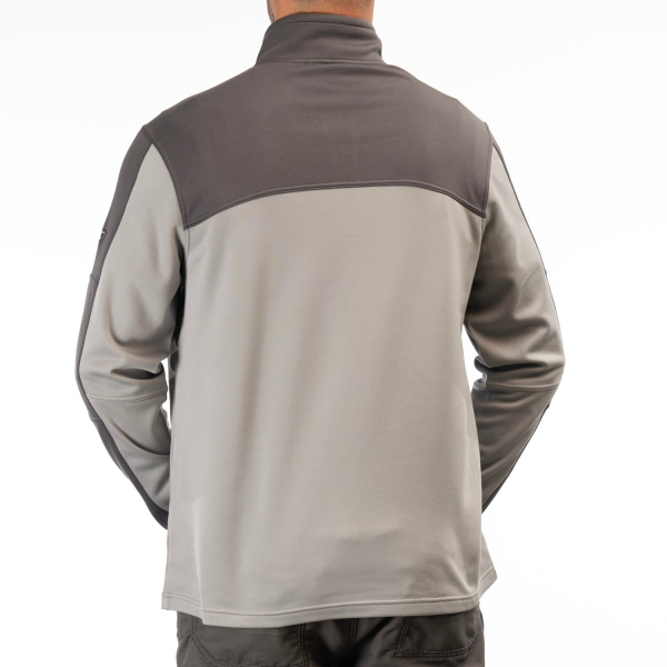 Pulover Klim Glacier 1/4 Zip Mid Layer Dark Olive - Black, 3, nordicamoto.ro