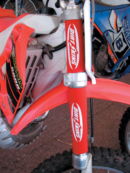 Dirt Skins Fork Covers Red, 5, nordicamoto.ro