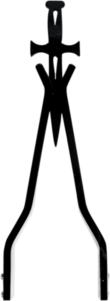 Daggertude Styled Sissy Bar Sticks Black, 2, nordicamoto.ro