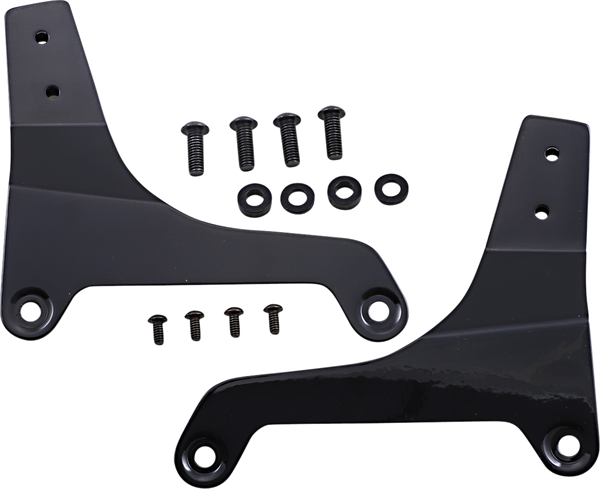 Sissy Bar Side Plates Black, 4, nordicamoto.ro