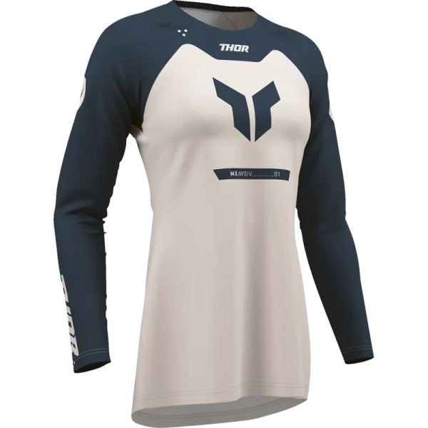 Thor Ridemode Menace női póló, kék/szürke, 2XL, 1, nordicamoto.ro