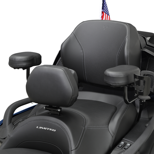 Deluxe Passenger Armrest Black, 2, nordicamoto.ro