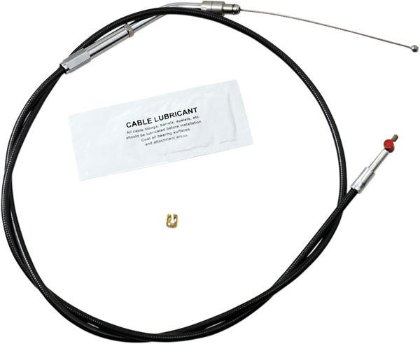 Black Vinyl Throttle/idle Cable Black +152 mm (6''), 1, nordicamoto.ro