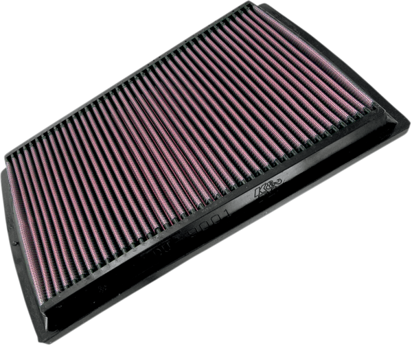 High-flow Air Filter Black, Red, 1, nordicamoto.ro