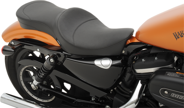 2-up Double Bucket Vinyl Seat Black, 2, nordicamoto.ro