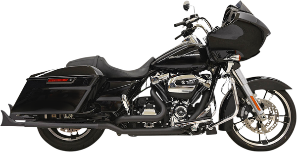 Fishtail Slip-on Mufflers Black, 1, nordicamoto.ro