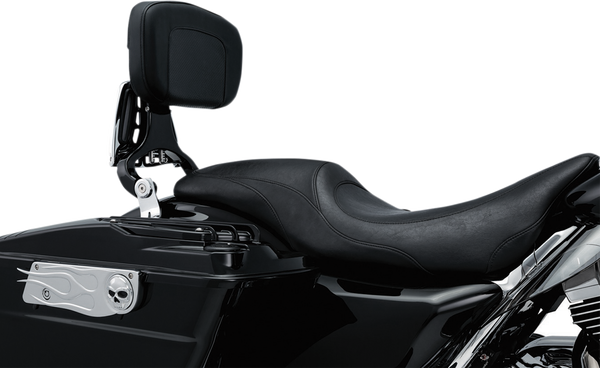 Touring Seat Backrest Mount Kit Chrome, 1, nordicamoto.ro