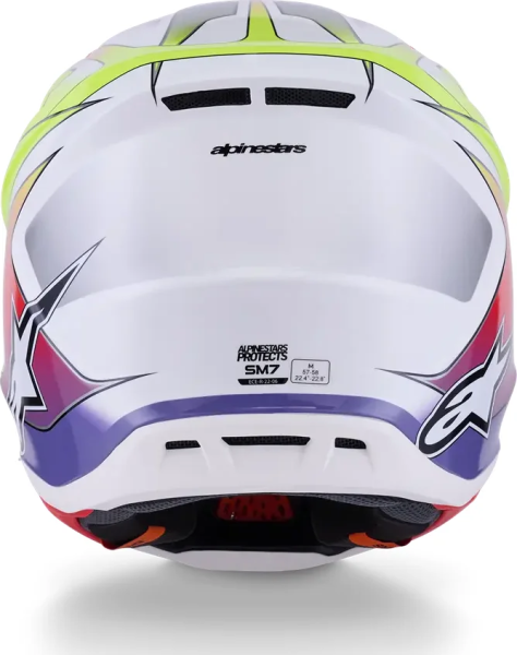 Alpinestars SM7 Fuse White 2XL bukósisak, 5, nordicamoto.ro