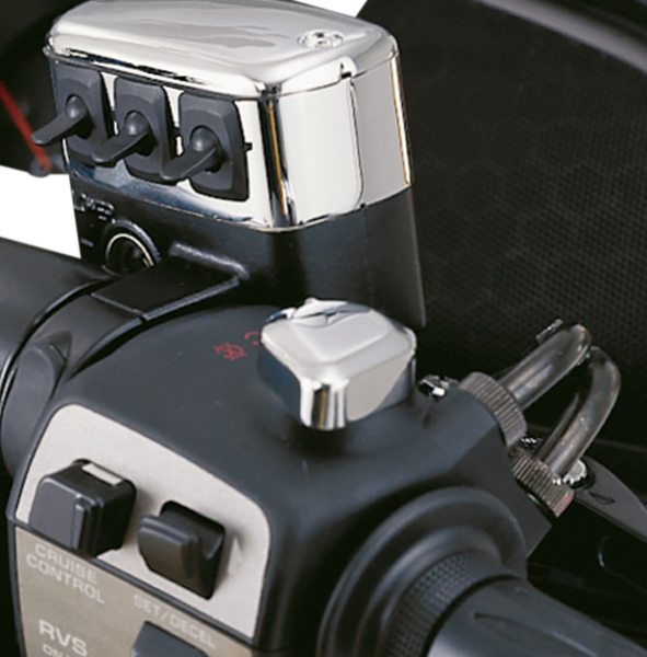 Chrome Kill Switch Cover Chrome, 1, nordicamoto.ro