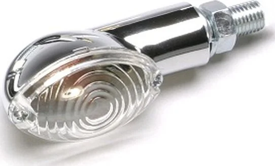 Univerzális mini-szárjelző lámpák, króm, 1, nordicamoto.ro
