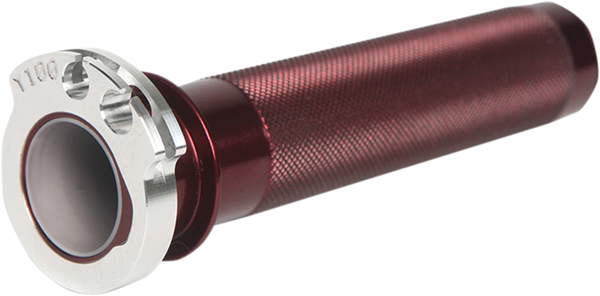 Aluminum Throttle Tube Red, 1, nordicamoto.ro