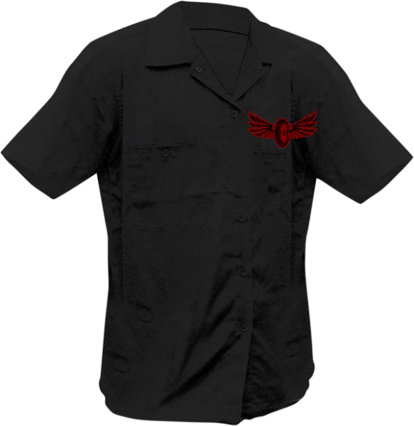 Crooked Piston Shirt Black 2XL, 1, nordicamoto.ro