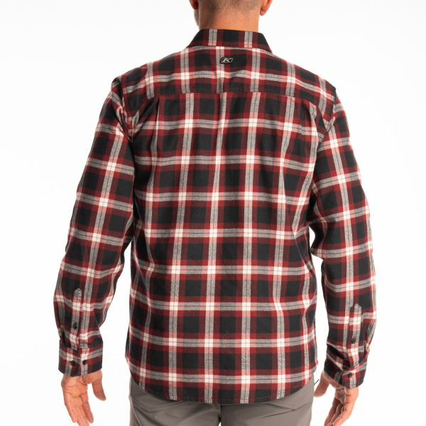 Cămașă flanel bărbați  Klim Alderson Midweight Black - Asphalt, 11, nordicamoto.ro