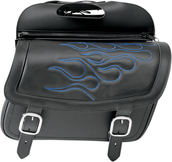 Highwayman Tattoo Saddlebags Blue, Black M, 1, nordicamoto.ro