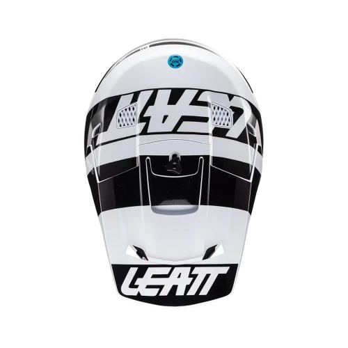 Leatt Moto 3.5 2025 V24 gyermek sisak, fekete/fehér, M, 2, nordicamoto.ro