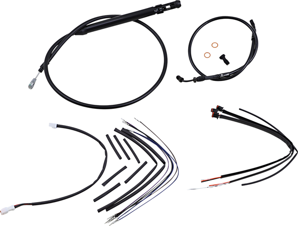 Jail Bar Cable Kit Black, 1, nordicamoto.ro
