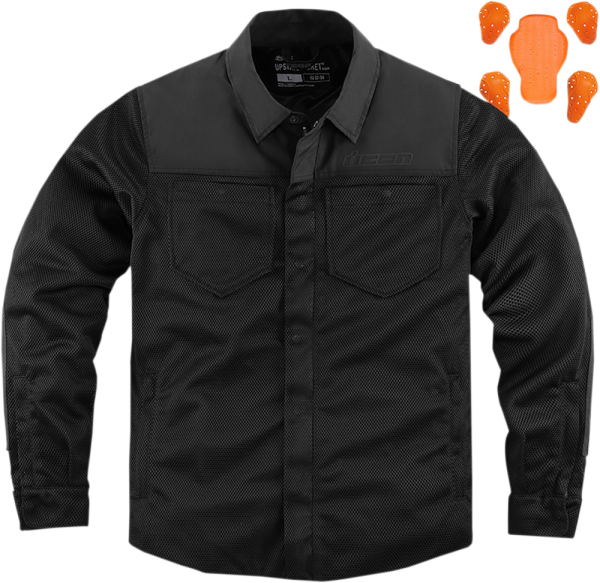 Geaca Textil Icon Upstate™ Riding Black S, 1, nordicamoto.ro