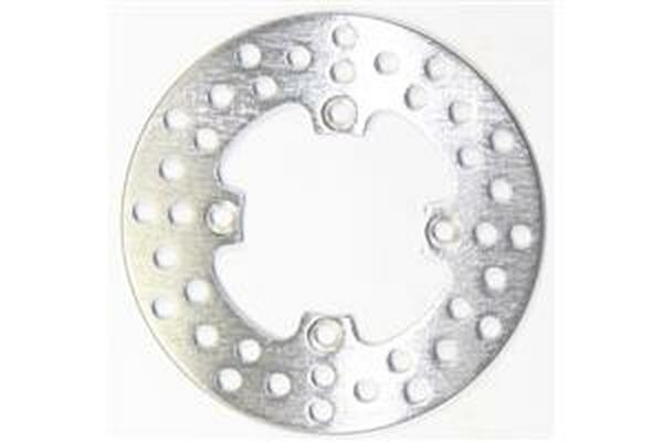 Round D-series Fixed Offroad Brake Rotor Silver, Stainless Steel, 1, nordicamoto.ro