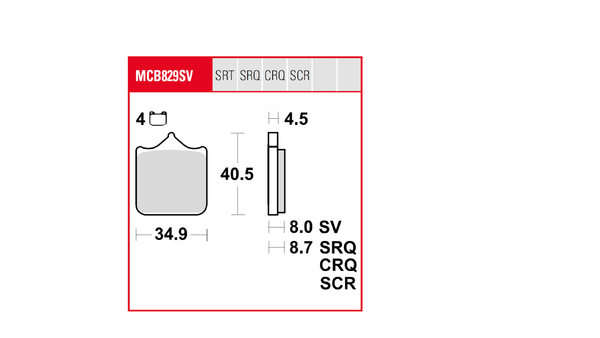 Trq Brake Pad Sintered Race, 3, nordicamoto.ro