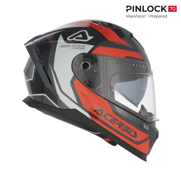 Acerbis X-Way Graphic narancssárga/szürke XL sisak, 6, nordicamoto.ro