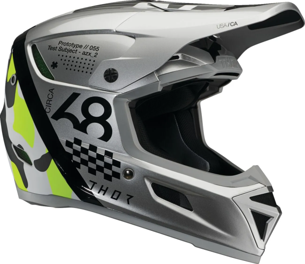 Thor Reflex Sport Riot Mips sisak, sárga/szürke/fekete, XL méret, 1, nordicamoto.ro