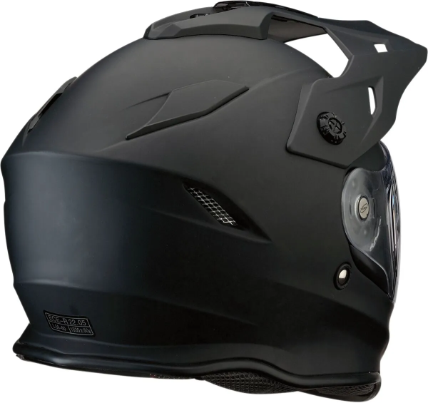 Z1R Range 2.0 matt fekete motorkerékpár-/ATV-sisak XS, 6, nordicamoto.ro