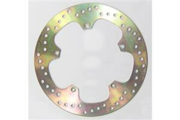 Round Hpsr Solid Brake Rotor Gold, Zinc, 1, nordicamoto.ro