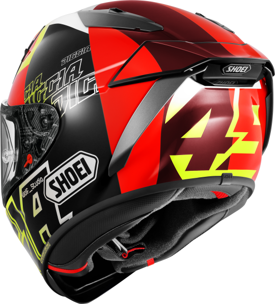 Casca Integrala SHOEI X-SPR PRO DIGGIA2 TC-3 Negru/Rosu/Galben L, 10, nordicamoto.ro