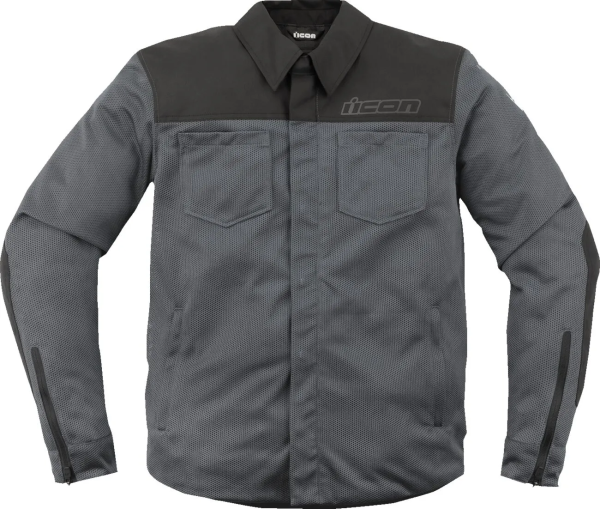 Geaca Icon Upstate Mesh Ce Gray L, 1, nordicamoto.ro