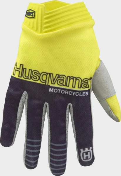 HUSQVARNA ITRACK RAILED sárga L/7 gyermekkesztyű, 4, nordicamoto.ro