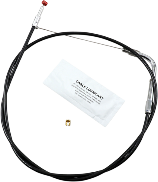 Black Vinyl Throttle/idle Cable Black +152 mm (6''), 1, nordicamoto.ro
