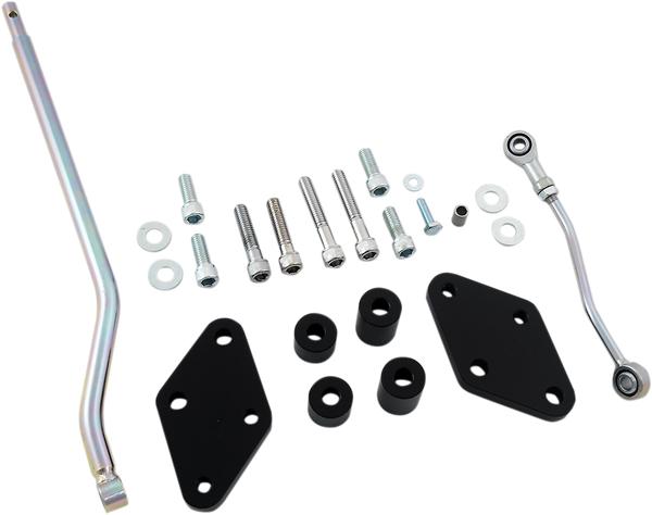 Forward Control Relocation Kit Silver 50, 1, nordicamoto.ro