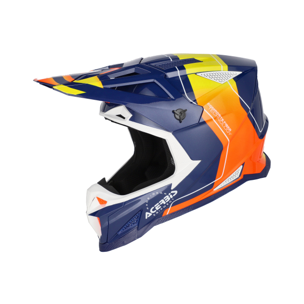 Acerbis T711 sisak, kék/narancssárga, M-es méret, 1, nordicamoto.ro