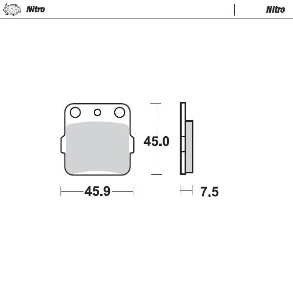 Fékbetétek Nitro ATV-khez, 1, nordicamoto.ro