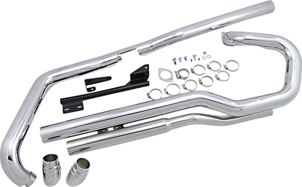 Speedster Slashdown Exhaust System Chrome, 1, nordicamoto.ro