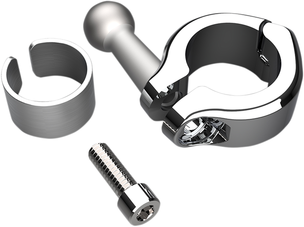 Aluminum Clamp Kit Silver, 1, nordicamoto.ro