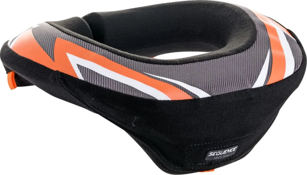 Alpinestars Sequence gyermek nyakvédő, fekete/szürke/narancssárga, L/XL méret, 2, nordicamoto.ro