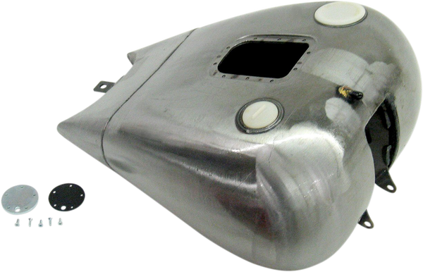 Extended Dash Style Gas Tank Raw, 1, nordicamoto.ro