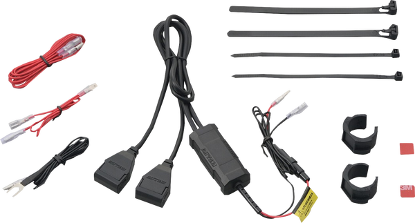 Usb Charging Port Black, 1, nordicamoto.ro