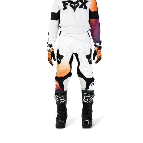 Pantaloni Moto Fox 360 Streak Alb 30, 4, nordicamoto.ro