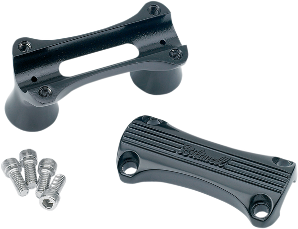 2(r) Thunder Handlebar Riser Black, 3, nordicamoto.ro