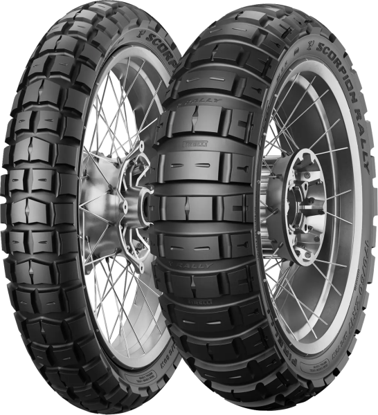90/90-21 és 150/70R17 méretű Pirelli Scorpion Rally gumiabroncsokból álló szett, 1, nordicamoto.ro