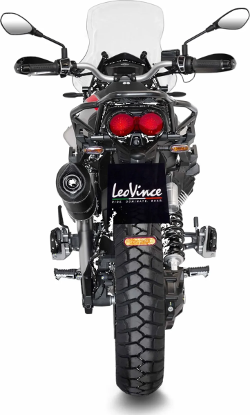 LeoVince LV One Evo Black Edition csőre szerelhető kipufogórendszer a Moto Guzzi V85 TT-hez, 4, nordicamoto.ro