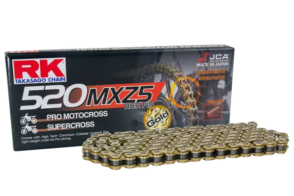 520 Mxz5 hajtólánc, fekete, arany, 1, nordicamoto.ro