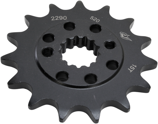 Lightweight Steel Sprocket Black, Zinc, 1, nordicamoto.ro