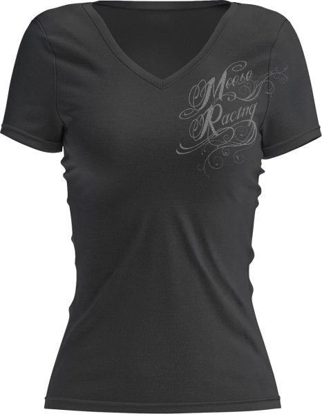Tricou Dama MOOSE RACING Flourish Script Black L, 1, nordicamoto.ro