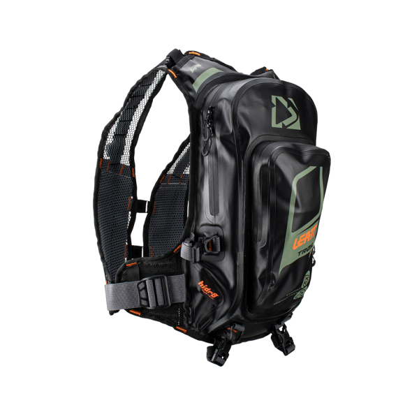 Leatt Camel Hydradri 2.0 WP 2,0 l folyadék/5 l csomagtér, kaktuszzöld/fekete folyadékpótló hátizsák, 1, nordicamoto.ro