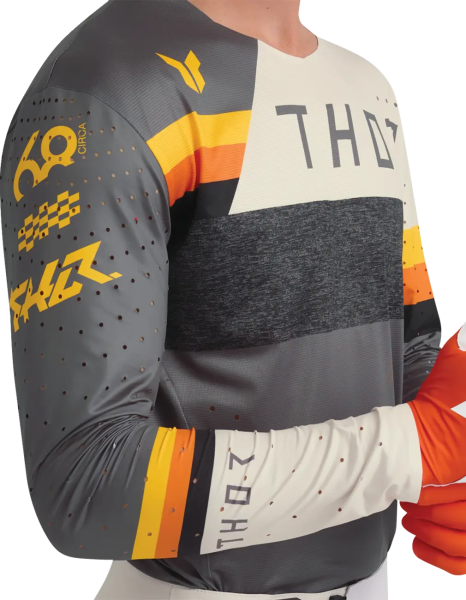 Tricou Thor Sportmode League Gri XL, 13, nordicamoto.ro