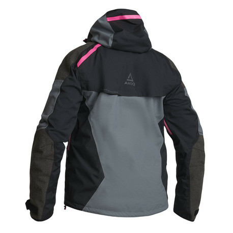 AMOQ Orbit női motoros hószán-dzseki, fekete/szürke/rózsaszín, XS, 2, nordicamoto.ro